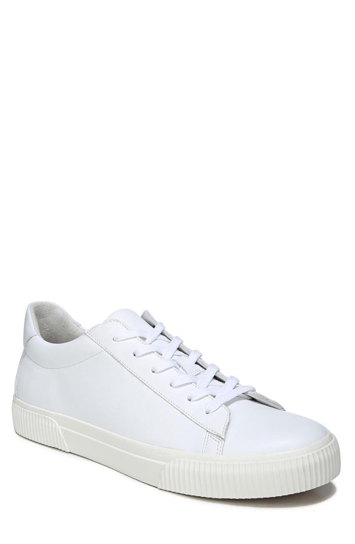 Men's Vince Kurtis Low Top Sneaker M - White