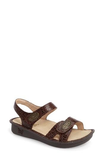 Women's Alegria Vienna Sandal -5.5us / 35eu - Brown