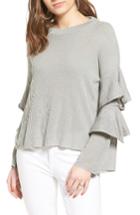 Women's Cotton Emporium Ruffle Sleeve Sweater