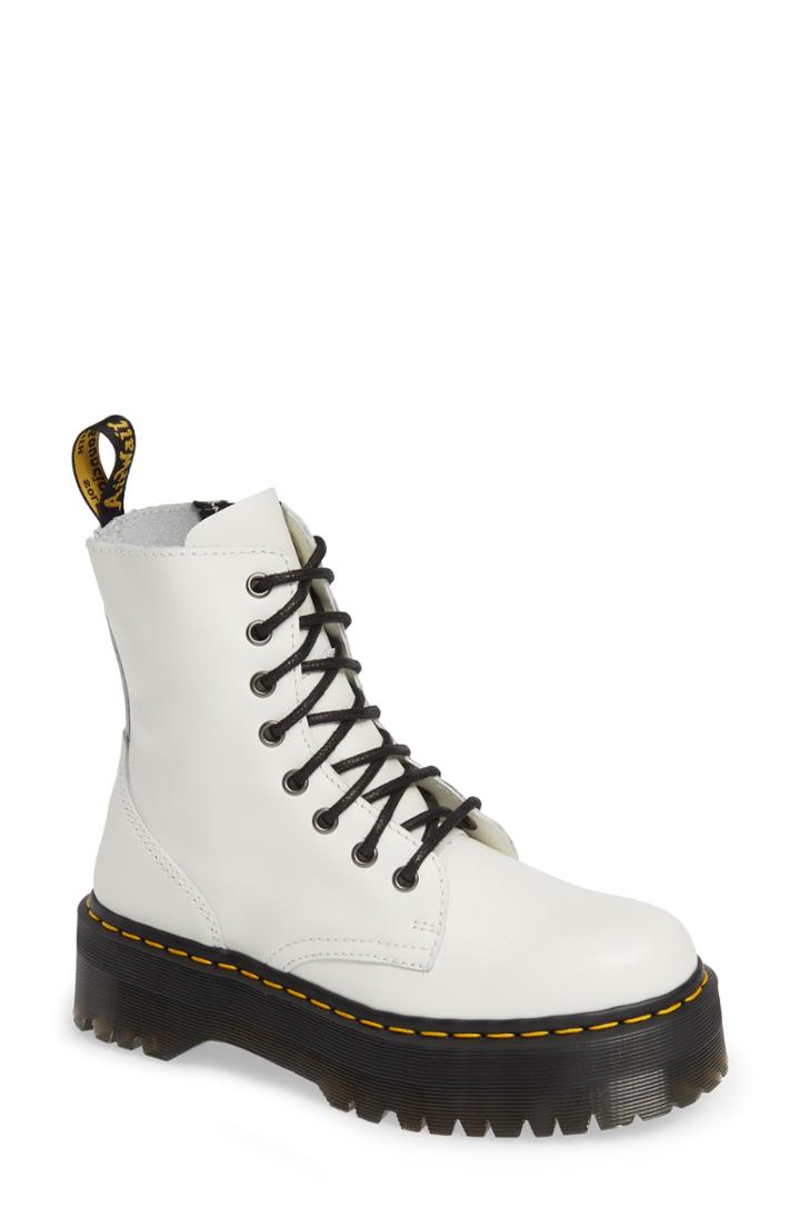 Women's Dr. Martens 'jadon' Boot Us/ 3uk - White