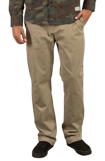 Men's Volcom Modern Chinos - Beige
