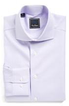 Men's David Donahue Fit Houndstooth Dress Shirt