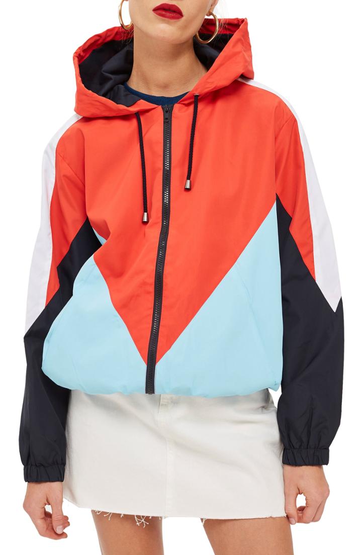 Women's Topshop Dallas Windbreaker Jacket