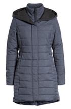 Women's Maralyn & Me Water-resistant Quilted Hooded Jacket