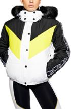 Women's Topshop Sno Lopez Puffer Ski Jacket Us (fits Like 0) - Yellow