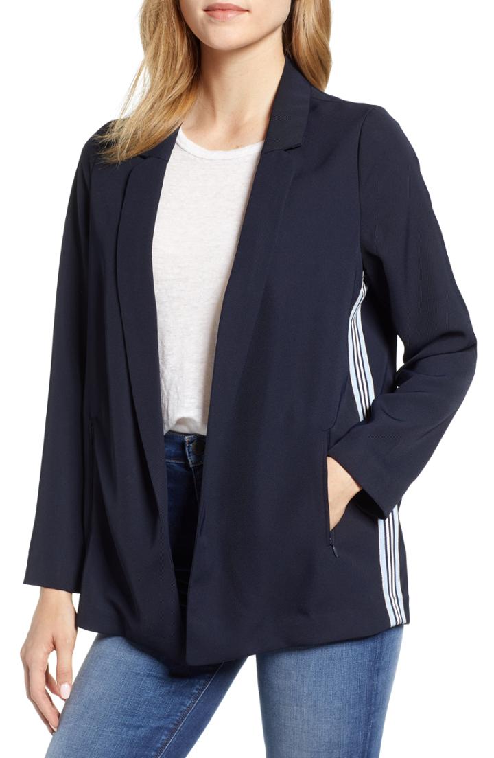 Women's Bishop + Young Good Sport Side Stripe Blazer - Blue