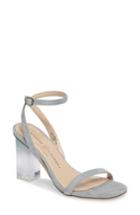 Women's Chinese Laundry Shanie Clear Heel Sandal .5 M - Blue