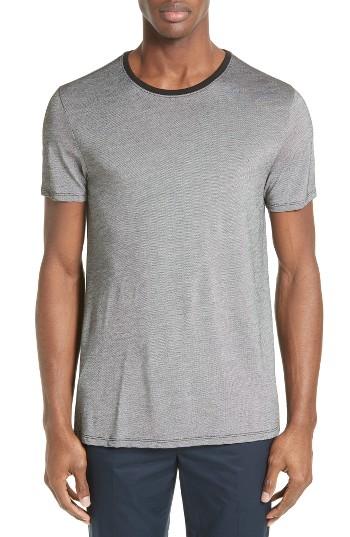 Men's Atm Anthony Thomas Melillo Contrast Crewneck T-shirt - Grey
