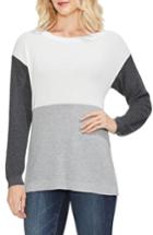 Women's Vince Camuto Colorblock Sweater, Size - White
