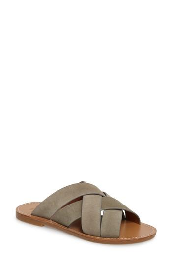 Women's Marc Fisher D Raida Slide Sandal, Size 8.5 M - Beige