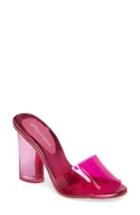 Women's Jeffrey Campbell Minuit Slide Sandal .5 M - Pink