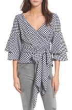 Women's Wayf Beckett Tiered Bell Sleeve Top - Black
