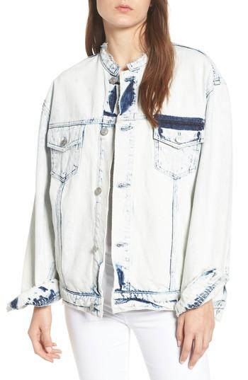 Women's Hudson Jeans Bandit Trucker Jacket - Blue