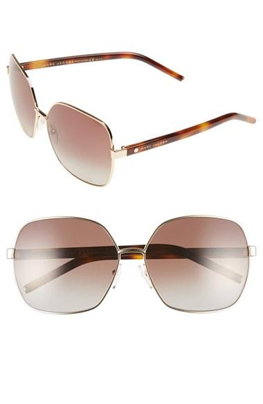 Women's Marc Jacobs 61mm Oversized Sunglasses -
