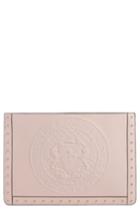 Balmian Mini Domaine Embossed Coin Calfskin Bag - Pink