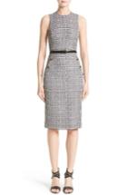 Women's Michael Kors Houndstooth Wool Jacquard Sheath Dress