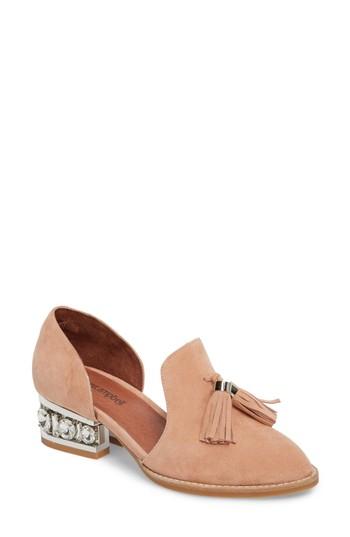Women's Jeffrey Campbell Civil Studded Loafer M - Pink