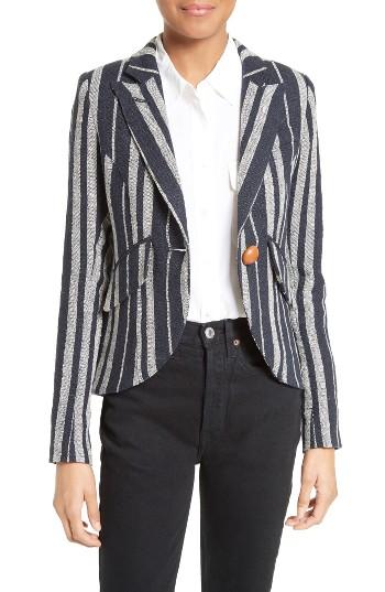Women's Smythe Stripe Linen Blazer
