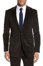 Men's Todd Snyder White Label Sutton Trim Fit Stretch Corduroy Blazer R - Brown
