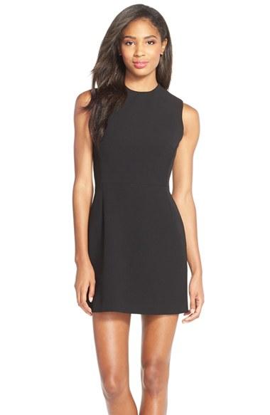 Women's French Connection 'sundae' Stretch Minidress - Black