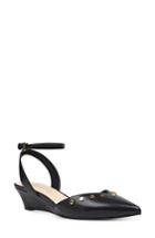 Women's Nine West Ereena Wedge Pump .5 M - Black