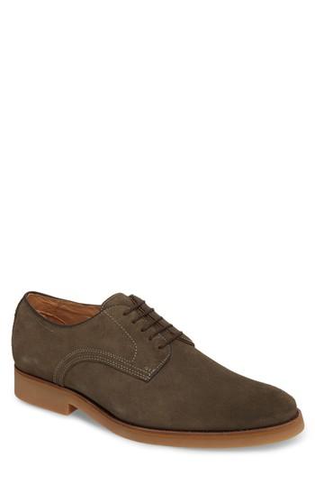 Men's John W. Nordstrom Santino Plain Toe Derby M - Grey