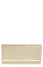 Jimmy Choo 'milla' Glitter Lame Wallet On A Chain - Metallic