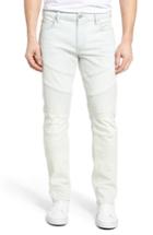 Men's True Religion Brand Jeans Rocco Skinny Fit Moto Jeans X 34 - Blue