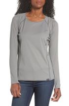 Women's Patagonia Lightweight Capilene Long-sleeve Tee, Size - Grey