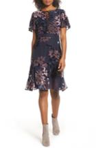 Women's Sam Edelman Burnout Floral Flare Hem Dress