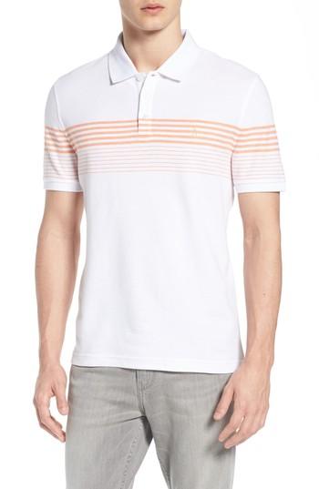 Men's Original Penguin Heathered Polo, Size - White