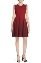 Women's Kate Spade New York Knit Fit & Flare Dress, Size - Red