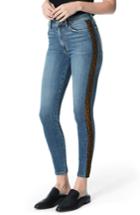 Women's Joe's Charlie Leopard Stripe High Waist Ankle Skinny Jeans - Blue