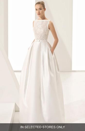 Women's Rosa Clara Couture Parker Silk Blend Ballgown, Size In Store Only - Ivory