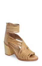Women's Baske California Hermosa Cross Strap Sandal .5 M - Beige