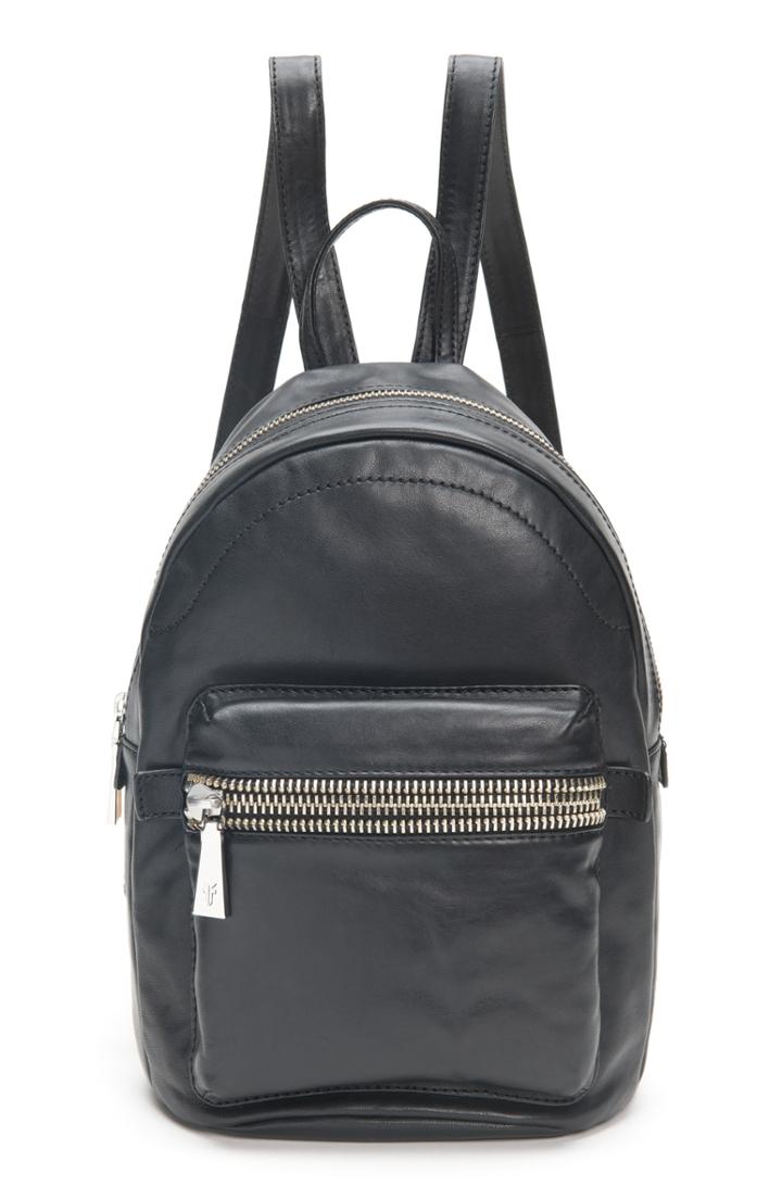 Frye Lena Lambskin Leather Backpack - Black