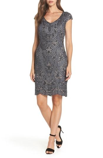 Women's Pisarro Nights Embellished Cocktail Dress - Grey