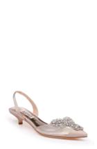 Women's Badgley Mischka Vera Embellished Pump .5 M - Beige