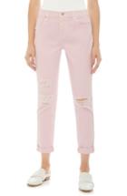 Women's Joe's Smith Ripped High Waist Crop Slim Jeans - Pink