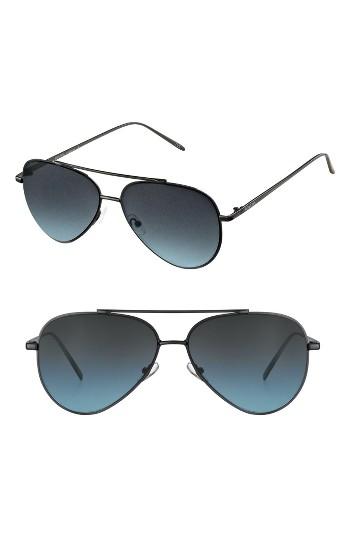 Women's Perverse Bronson 58mm Aviator Sunglasses -