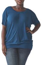 Women's Universal Standard Origami Collection - Carrea Relaxed Tee Xs (6-8) - Blue