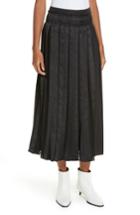 Women's 3.1 Phillip Lim Pleated Poplin Skirt - Black