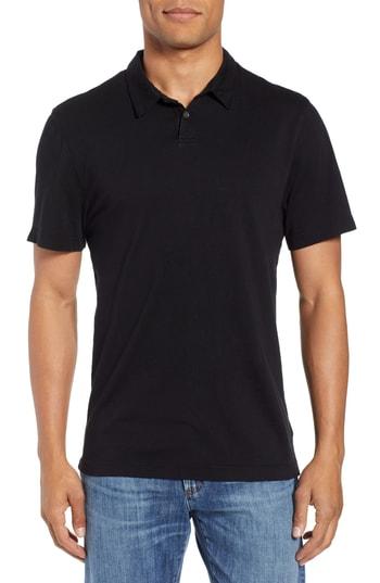 Men's James Perse Fit Jersey Polo, Size 0(xs) - Black