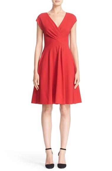 Women's Armani Collezioni Pleated Milano Jersey Dress