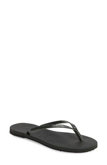 Women's Havaianas 'you' Flip Flop /38 Br - Green