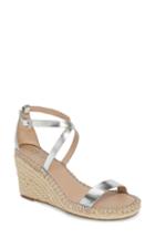 Women's Charles By Charles David Nola Espadrille Wedge Sandal .5 M - Metallic