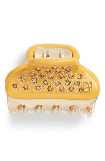 Alexandre De Paris Vendome Hair Clip, Size - Yellow