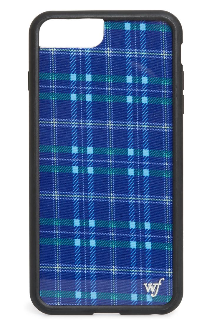 Wildflower Skool Girl Plaid Iphone 6/7/8 Case - Blue