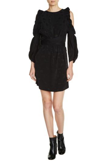 Women's Maje Bow Back Cold Shoulder Dress - Black