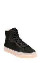 Women's Clarks Hidi Haze High Top Sneaker .5 M - Black